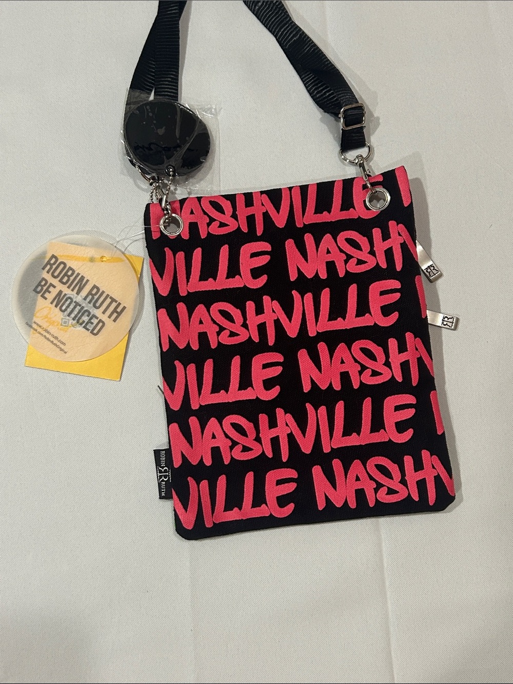 Robin Ruth Nashville Multi-Color Crossbody Bag NWT 6.5x8” - Picture 4 of 4